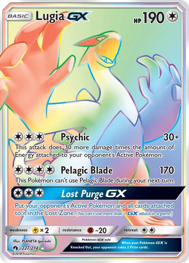 Lugia GX Lost Thunder PSA 10 Pokémon card