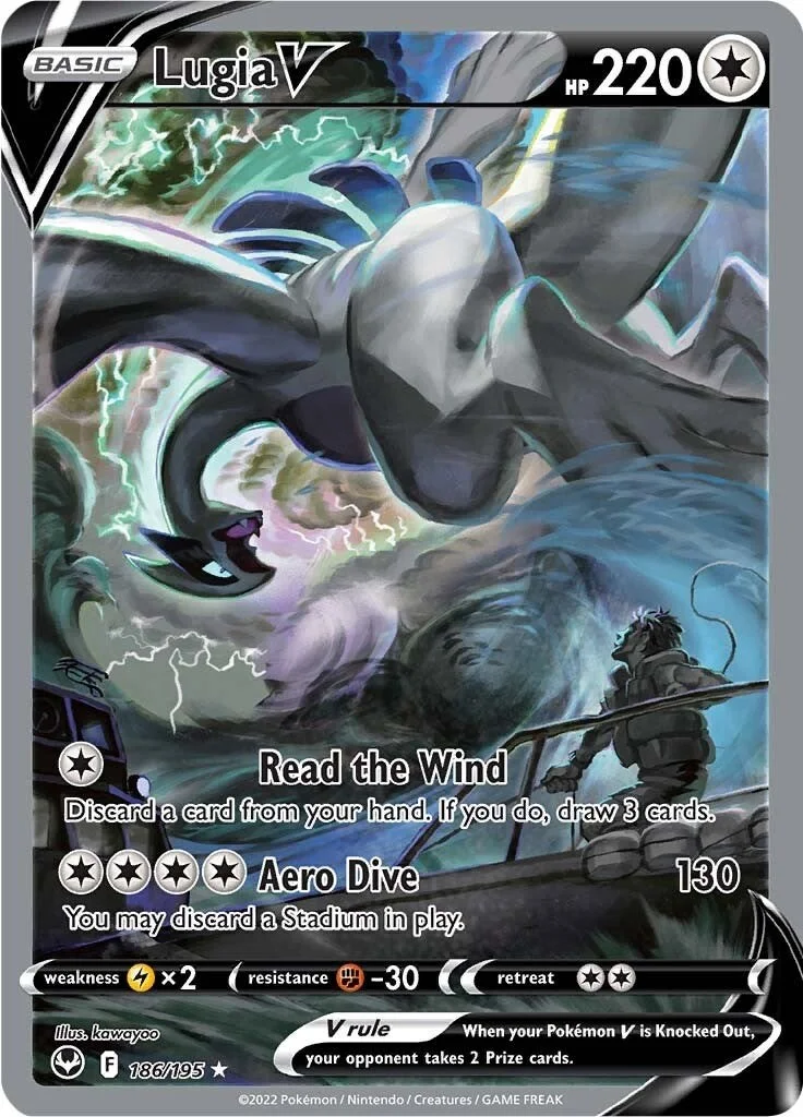 Lugia V Silver Tempest PSA 10 Pokémon card