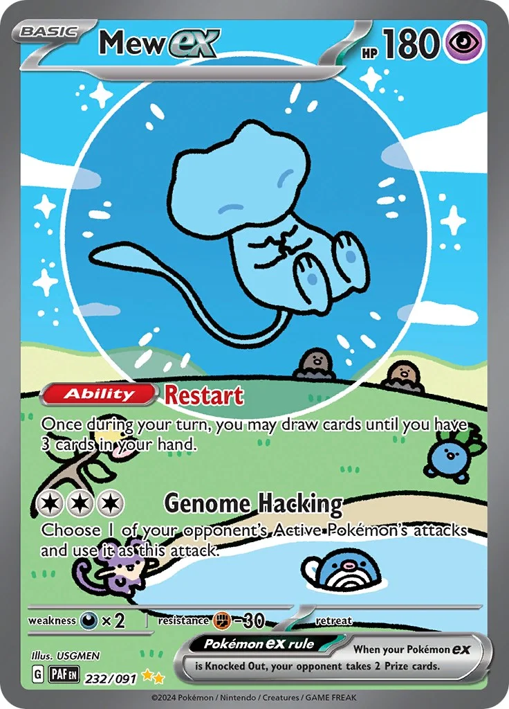Mew ex Paldean Fates PSA 10 Pokémon card
