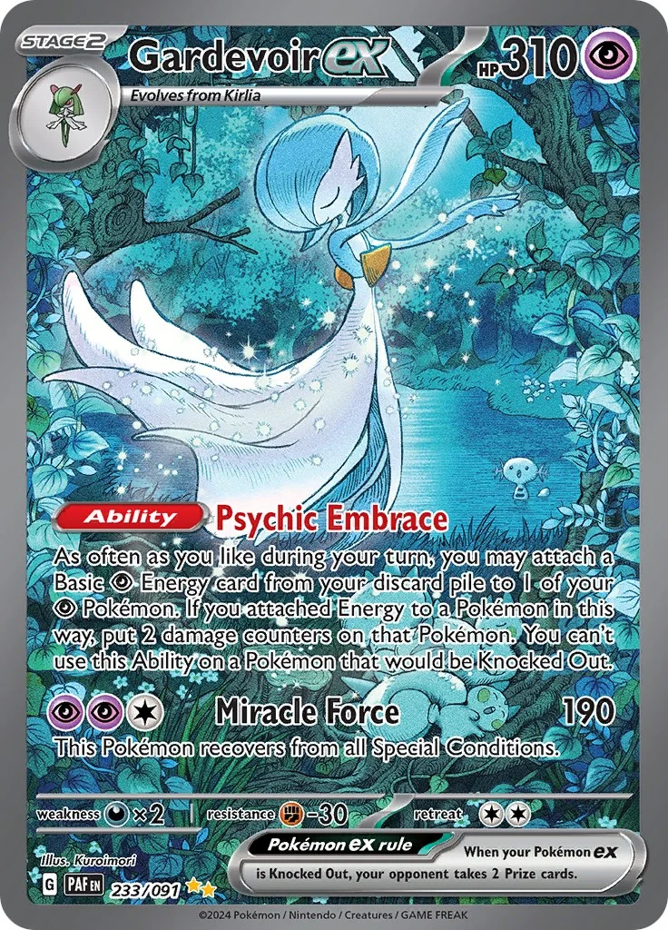 Gardevoir ex Paldean Fates PSA 10 Pokémon card