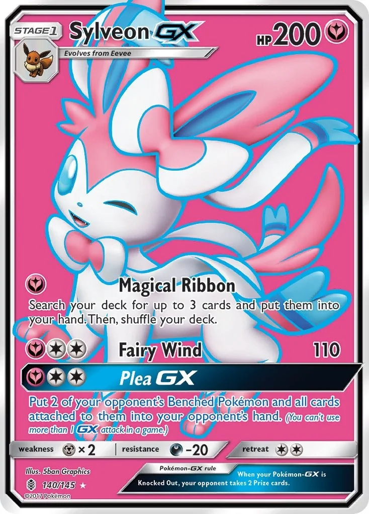 Sylveon GX Guardians Rising PSA 10 Pokémon card