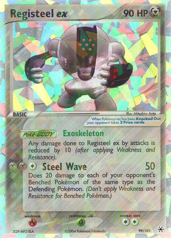 Registeel EX Hidden Legends Pokémon card
