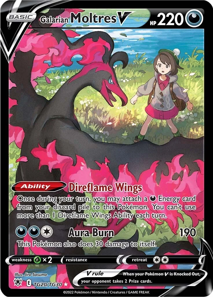 Galarian Moltres V Astral Radiance PSA 10 Pokémon card