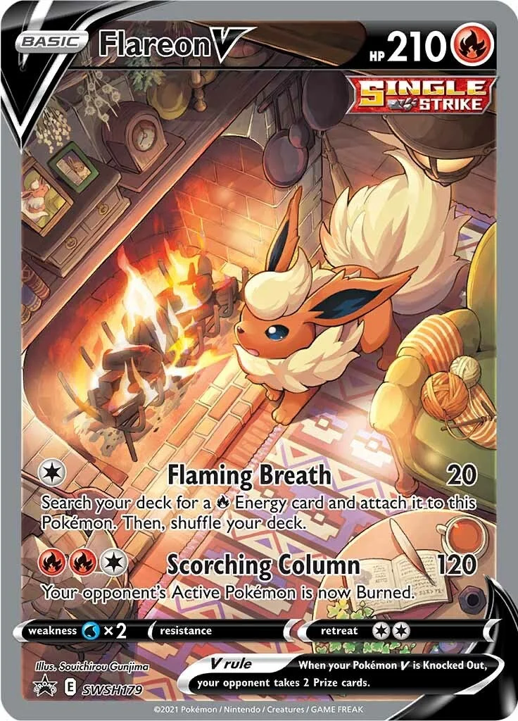 Flareon V Promo PSA 10 Pokémon card